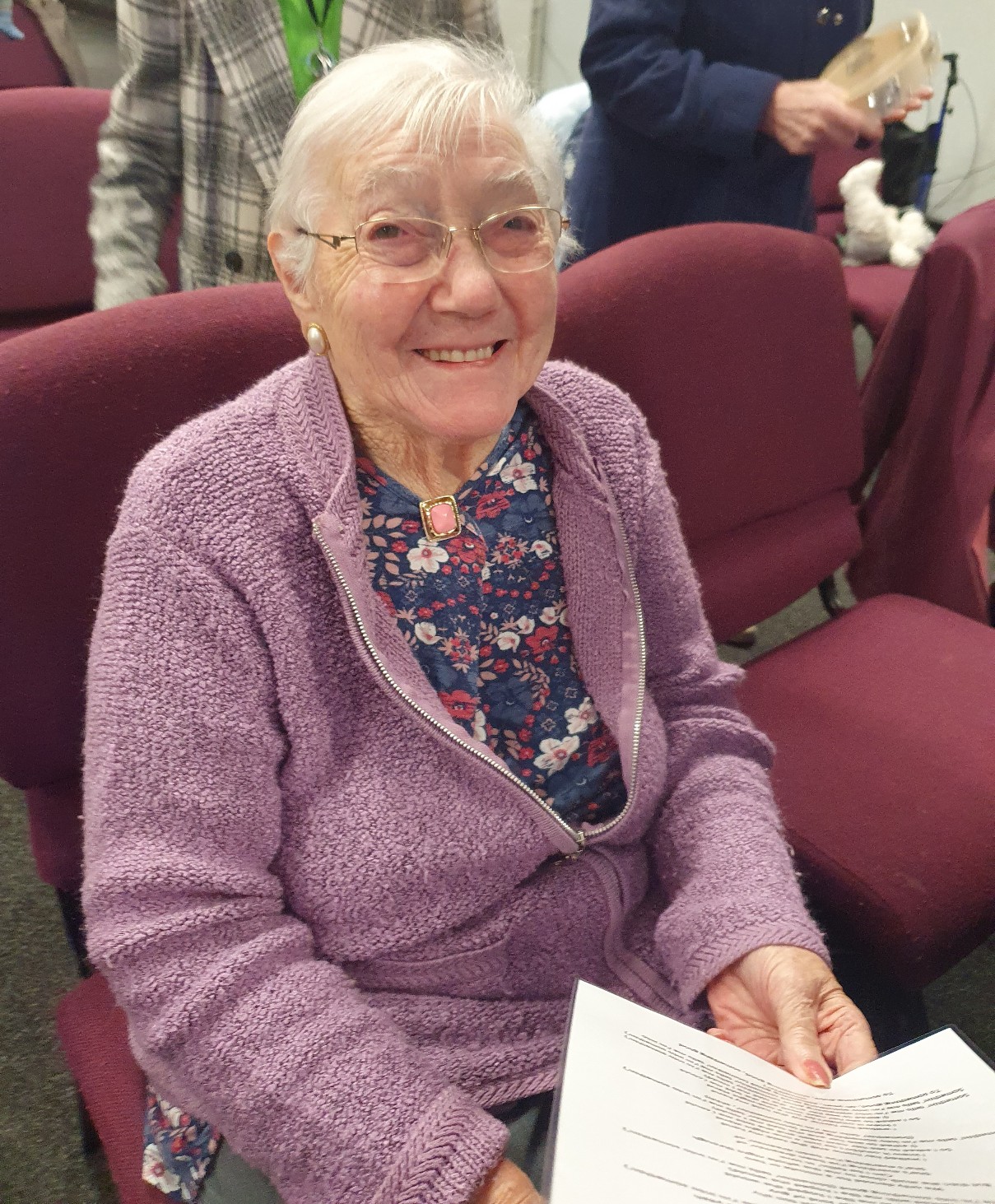 care home residents singing dementia choir