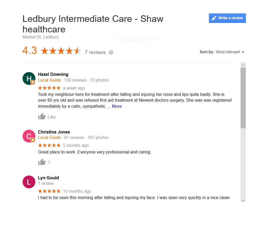 ledbury google review