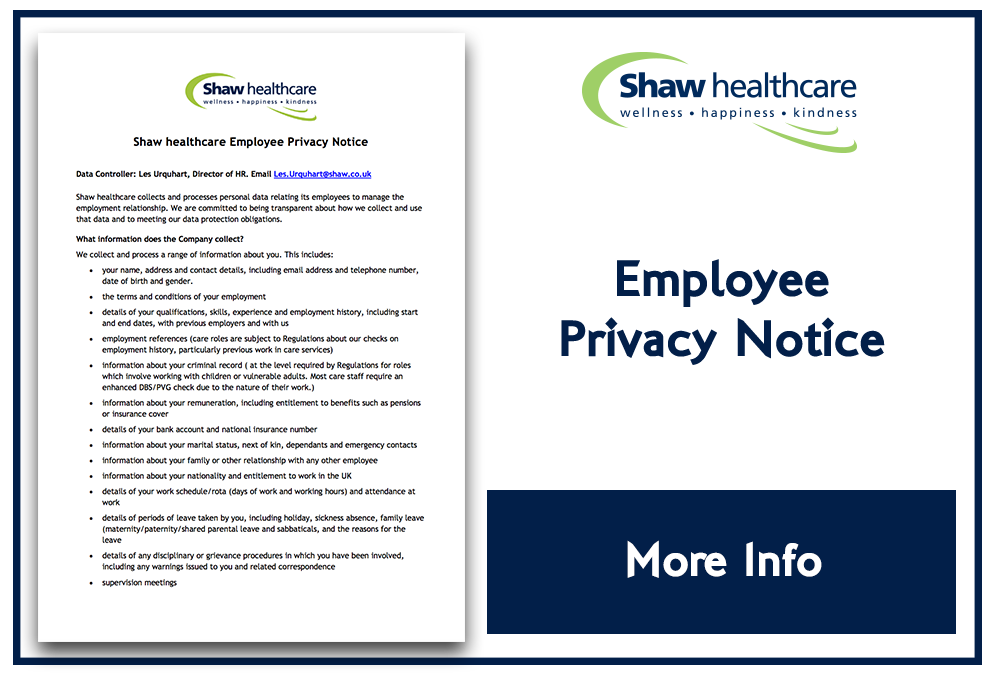 Shay Employee Privacy Notice